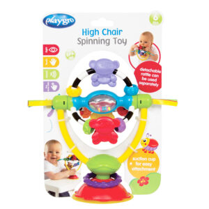 Playgro High Chair Spinning Toy - Multicolor-20733