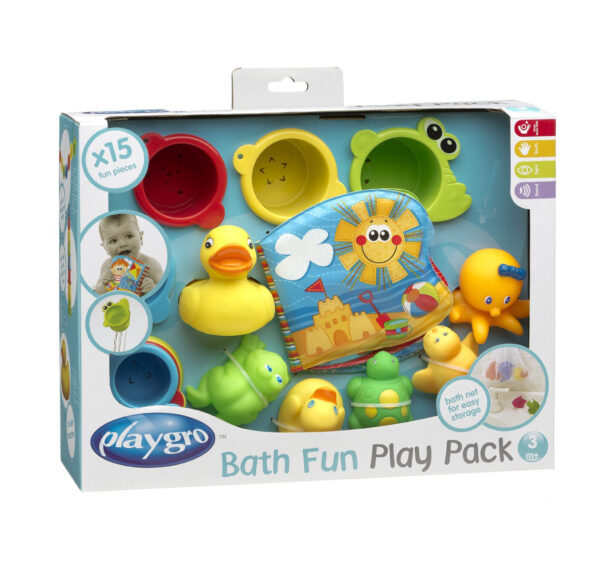 Playgro Bath Fun Play Pack - Multicolor-0