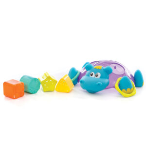 Playgro Sort n' Stack Floating Hippo - Multicolor-20397