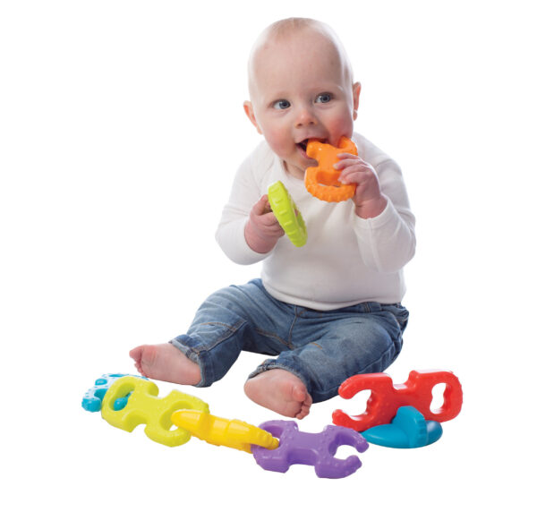 Playgro Junyju Linking Stacker - Multicolor-20258