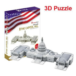 CubicFun Capitol Hill DIY 3D Three-dimensional Paper Puzzle for Intellectual Development-0