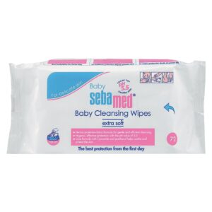 Sebamed Extra Soft Baby Cleansing Wipes - 72 Pieces-20071