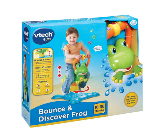 Vtech Bounce and Discover Frog - Multi Color-19921