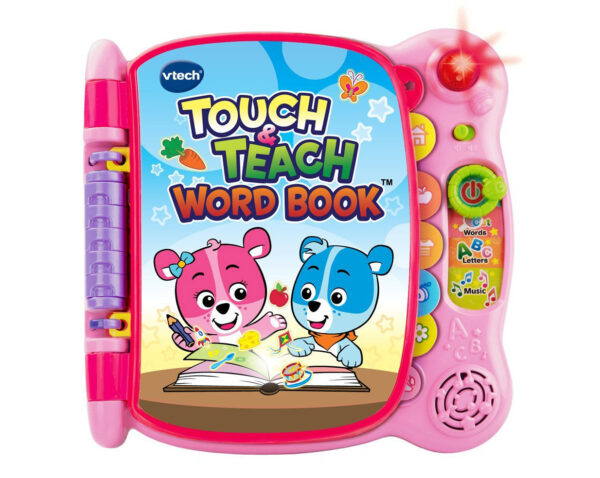 VTech Touch & Teach Word Book - Pink-0