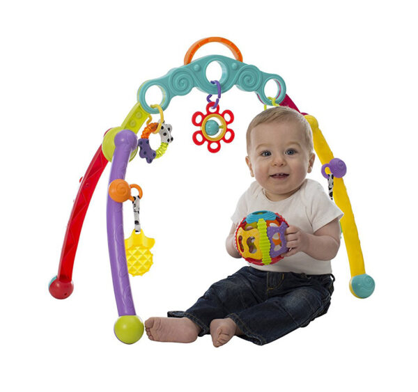 Playgro Junyju Fold and Go Play Gym (Multicolor)-21041