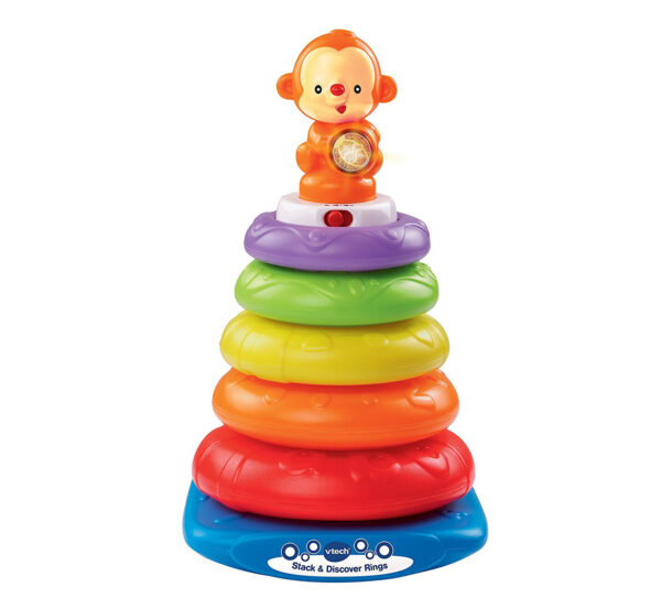 VTech Stack & Discover Rings - Multicolor-0