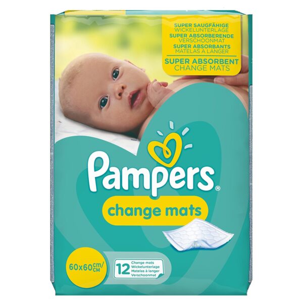 PAMPERS CHANGE MATS - 12PC-0