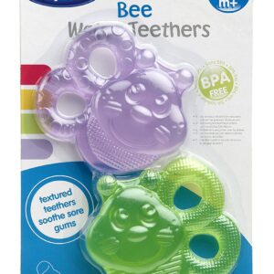 Playgro Water Teether Bee 2 Pack - Multicolor-21334