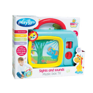 Playgro Sights and Sounds Music Box TV - Skyblue-21000