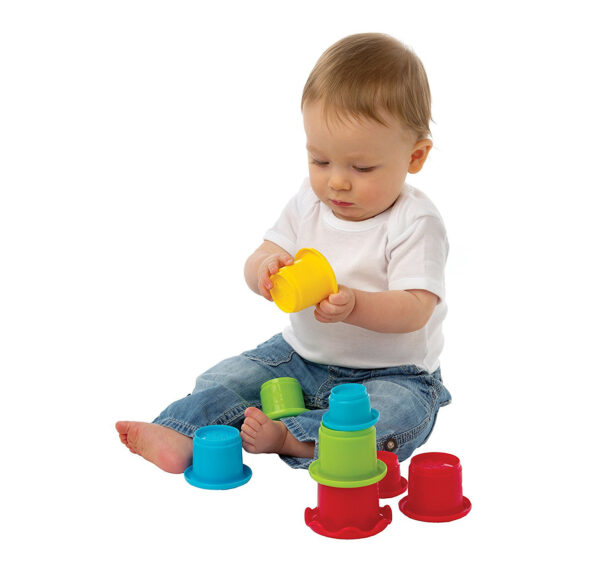 Playgro Stacking Fun Cups Cdu - Multicolor-20771