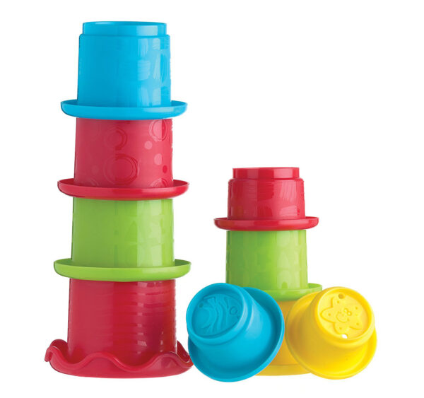 Playgro Stacking Fun Cups Cdu - Multicolor-0