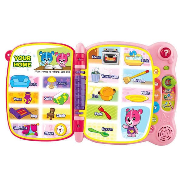 VTech Touch & Teach Word Book - Pink-20054