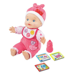 VTech Little Love Baby Talk Interactive Doll - Multi-Coloured-20027