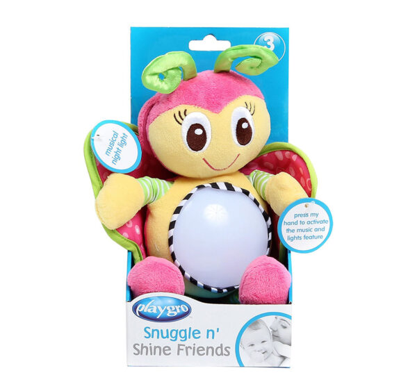 Playgro Snuggle N Shine Butterfly Night Light - Multicolor-20514