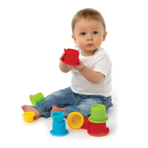 Playgro Stacking Fun Cups Cdu - Multicolor-20768