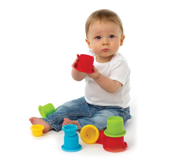 Playgro Stacking Fun Cups Cdu - Multicolor-20768