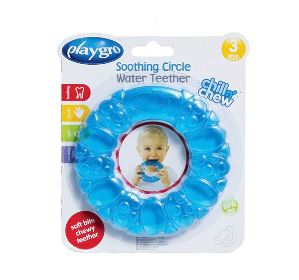 Playgro Soothing Circle Water Teether - Blue-21339