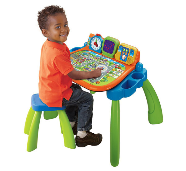 VTech Touch and Learn Interactive Learning Desk - Multicolor-19841