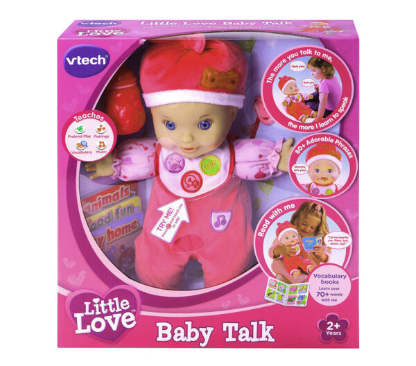 VTech Little Love Baby Talk Interactive Doll - Multi-Coloured-20029