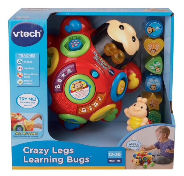 VTech Crazy Legs Learning Bugs - Multicolor-19946