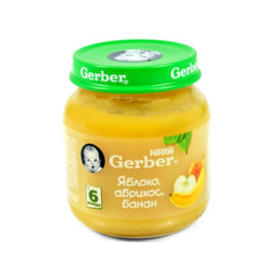 Nestle Gerber Only Apple Apricot & Banana - Ready To Eat-0