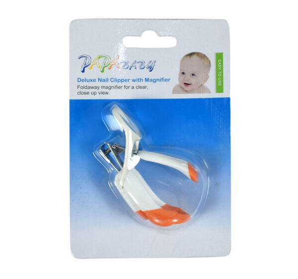 Papa Baby Deluxe Nail Clipper With Magnifier-20604