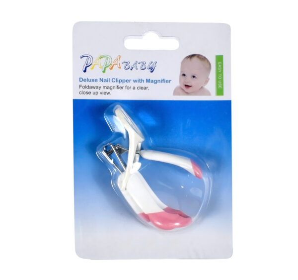 Papa Baby Deluxe Nail Clipper With Magnifier-20600