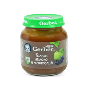 Nestle Gerber Only Apple & Blackberry Puree - Ready To Eat -0