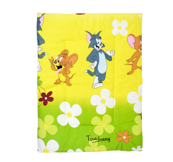 Changing Sheets Set Of 3 (Tom & Jerry Print) - Yellow-20635