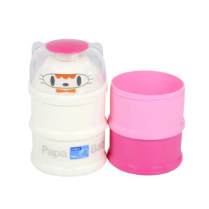 Papa Milk Container - Pink White-20936