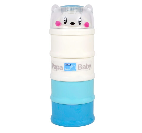 Papa Milk Container - Blue/White-0