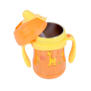 Steel Soft Spout Insulated Sipper Cup - Orange-20952