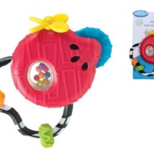 Playgro Helicopter Plastic Rattle - Red-21396