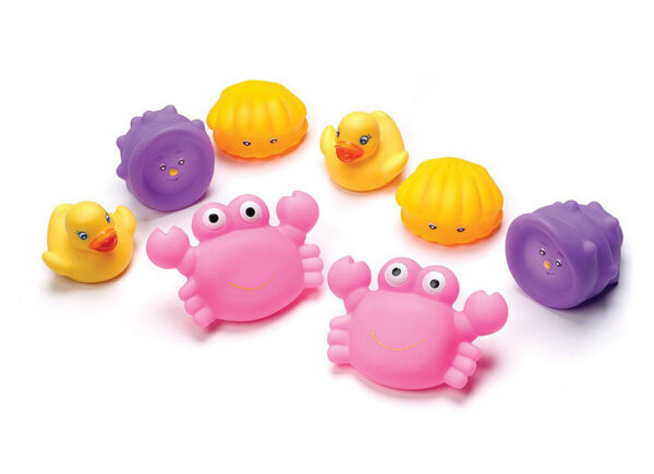 Bathtime Squirtees Pack Of 8 - Girl version-0