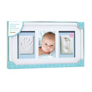 Pearhead Baby Prints Deluxe Wall Frame - Grey-22773