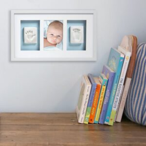 Pearhead Baby Prints Deluxe Wall Frame - Grey-22767