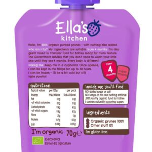 Ella's Kitchen Organic Prunes (4M+) - 70g-21672