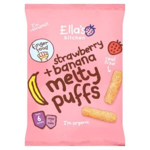 Ella's Kitchen Melty Puffs Strawberry & Bananas - 20g -21825