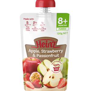 Heinz Apple, Strawberry & Passionfruit (8M+) - 120gm-0