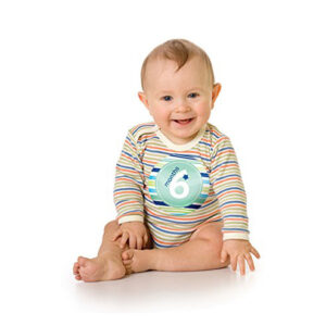 Pearhead Baby Milestone Stickers, Blue-23009