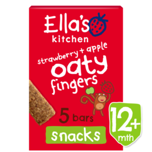 Ella's Kitchen Strawberry and Apples Oaty Fingers, 5 x 25g = 125gm-0