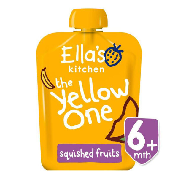 Ellas Kitchen Organic Smoothie Fruits The Yellow One Single (6M+) - 90g-0