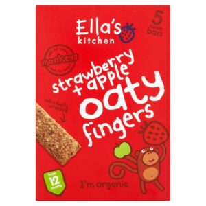 Ella's Kitchen Strawberry and Apples Oaty Fingers, 5 x 25g = 125gm-22374