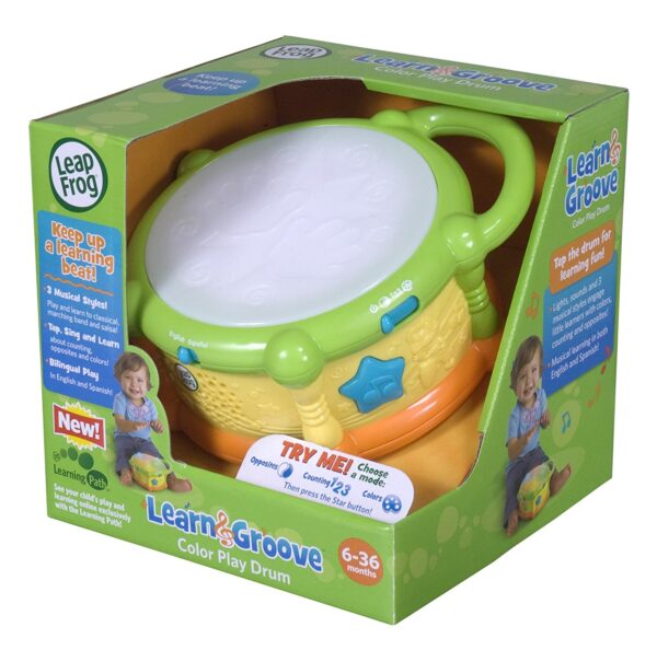 Leapfrog Learn and Groove Color Play Drum - Multi Color-22129