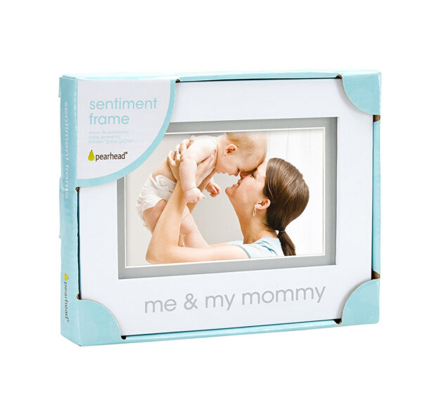 Pearhead Me & My Mommy Sentiment Frame - White-22885