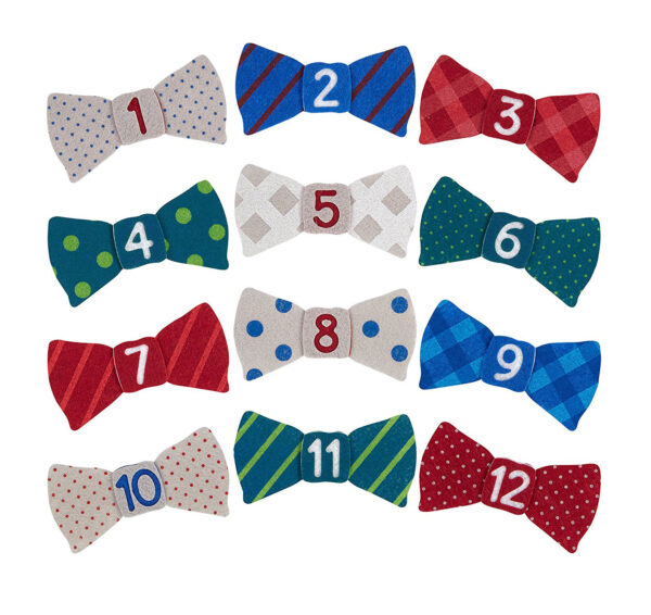 Pearhead Felt Bow Tie Stickers - 12 Pieces-0