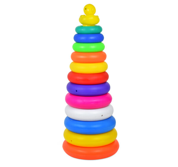 Duck Ring Jumbo Stackers 12 Rings (Color May Vary)-0