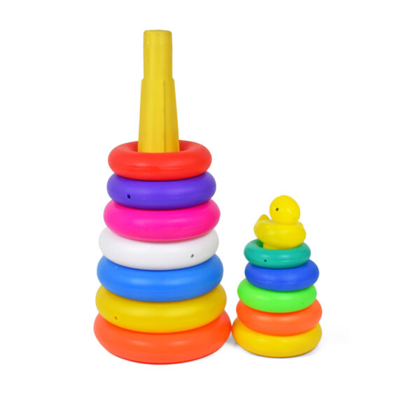 Duck Ring Jumbo Stackers 12 Rings (Color May Vary)-21641