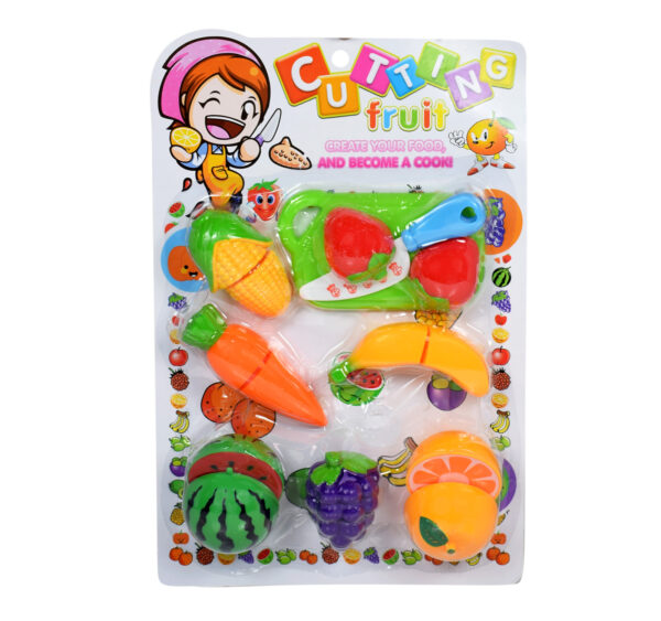 Cutting Fruit Cook Set - Pretend Play - Multicolor-0