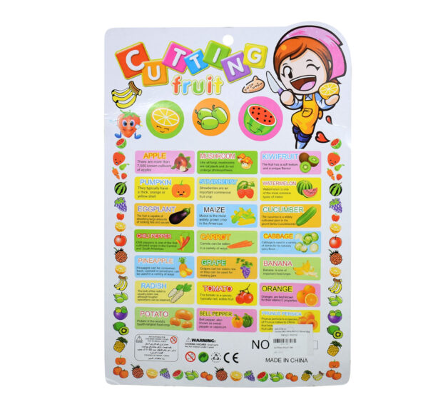 Cutting Fruit Cook Set - Pretend Play - Multicolor-21653